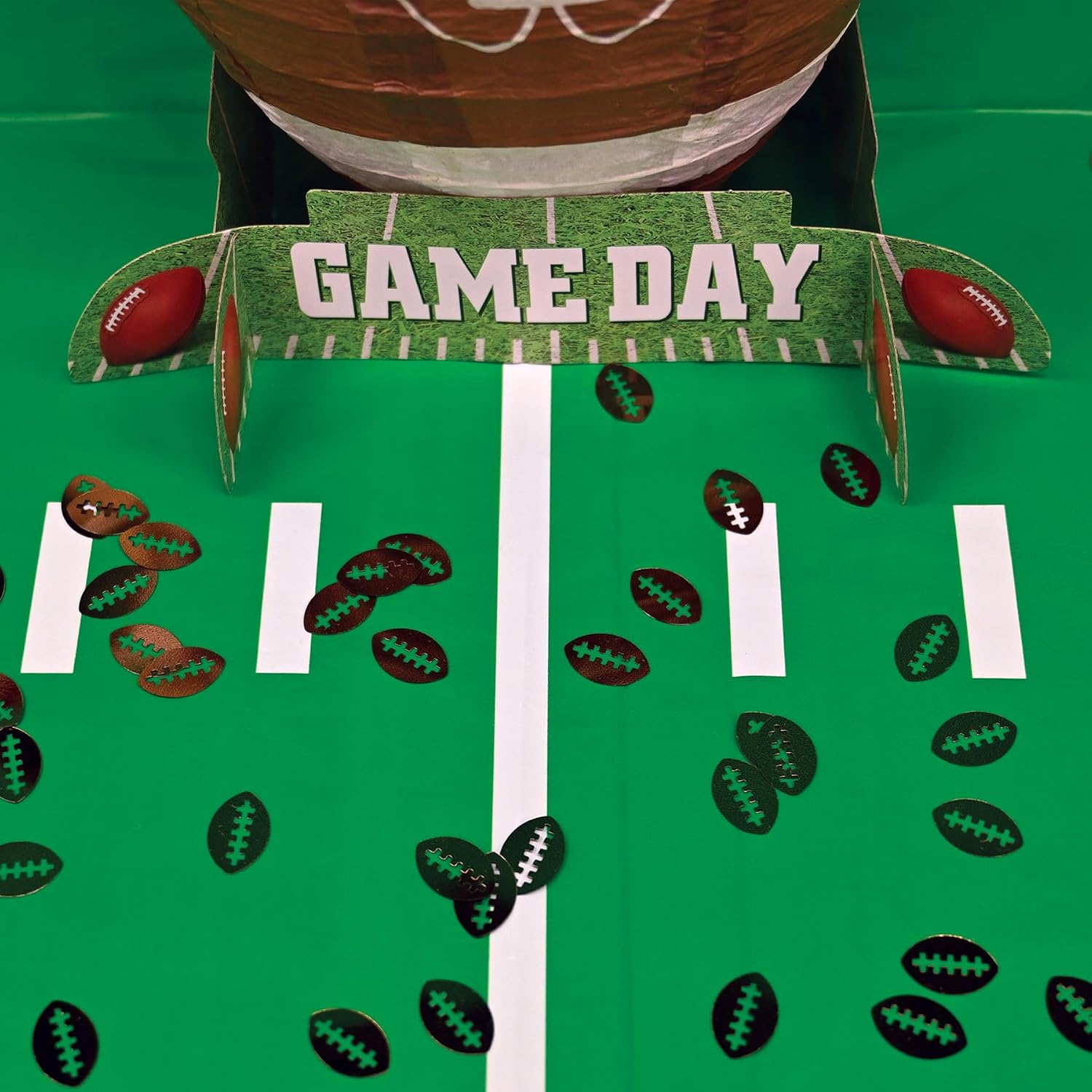 Fanci-Fetti Footballs (brown) Party Accessory (1 count) (1 Oz/Pkg)