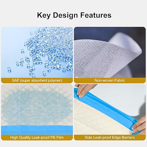 Miniatura 4 de Gardner Pet Almohadillas ultra absorbentes y gruesas para orina de perro, extra grandes, XL, de 28 x 34 pulgadas, a prueba de fugas, control de