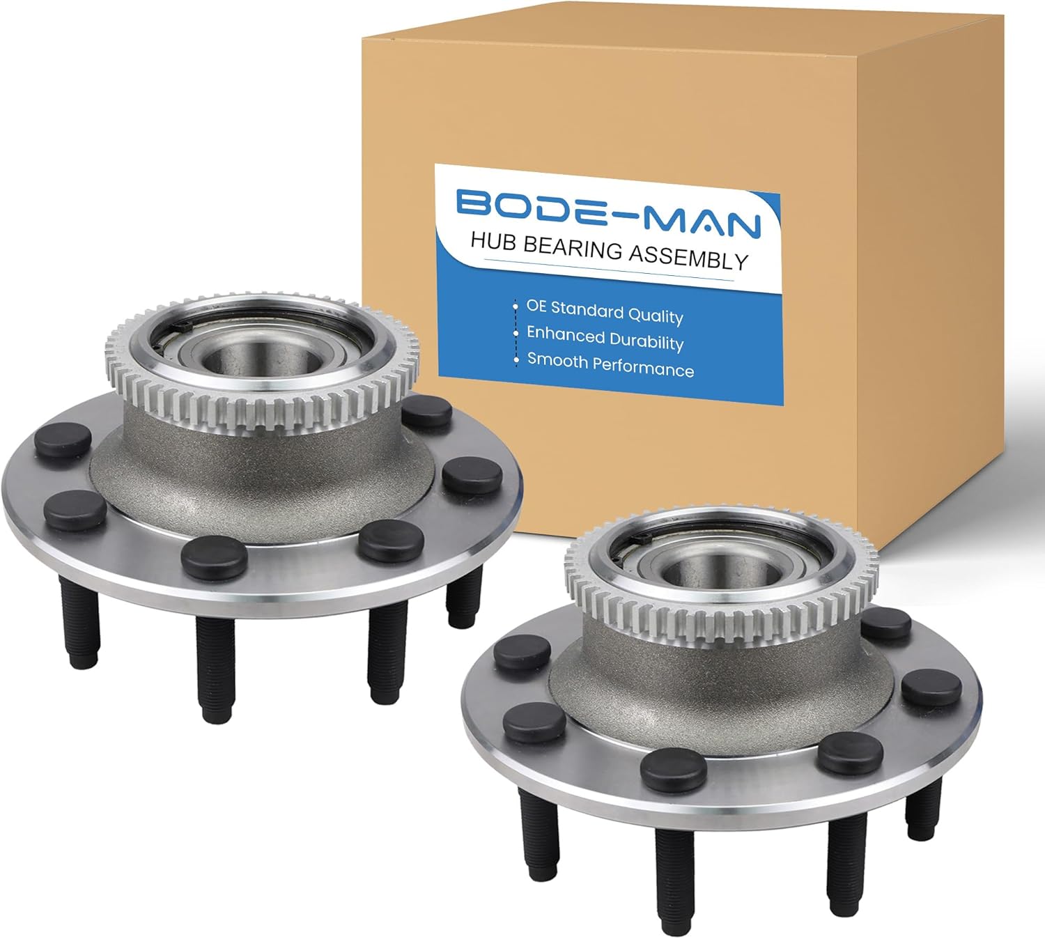 8-Lug Pair Front Wheel Hub & Bearing Assembly for 2000-2002 Dodge Ram 2500 35000 2WD