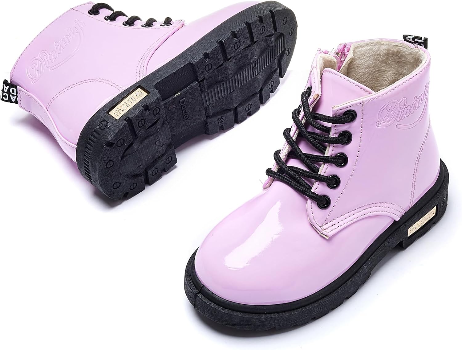 Toddler Girls Boots Baby's Velvet Kids Boys Snow Boots Waterproof Oxford bottom non-slip