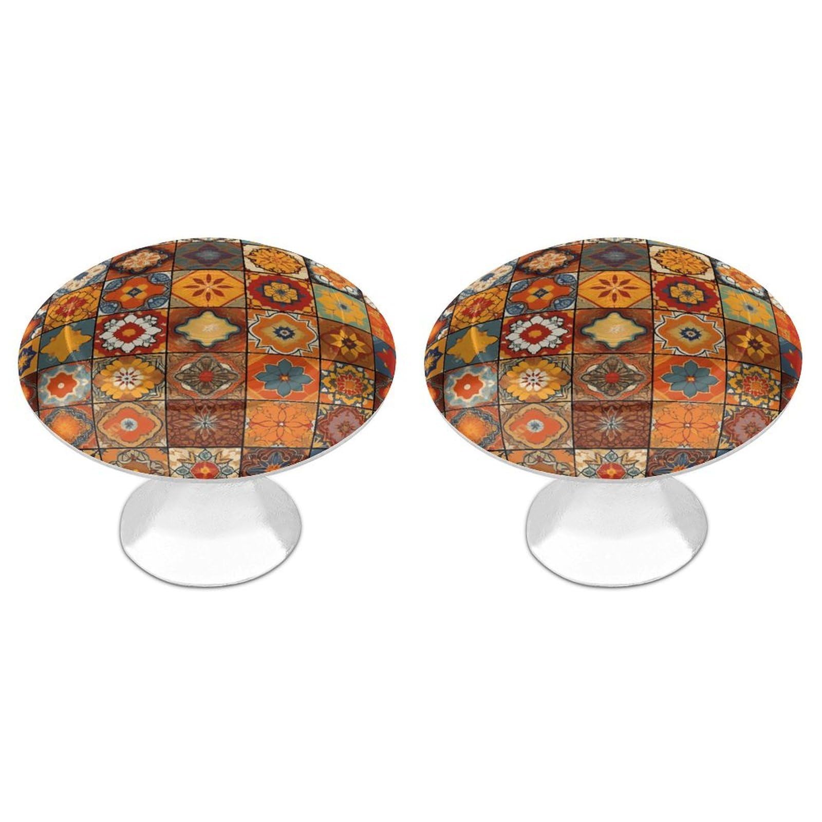 Btcowzrv Style Group Of Moroccan Geometric 2 Pack Cabinet Knobs Drawer Pulls