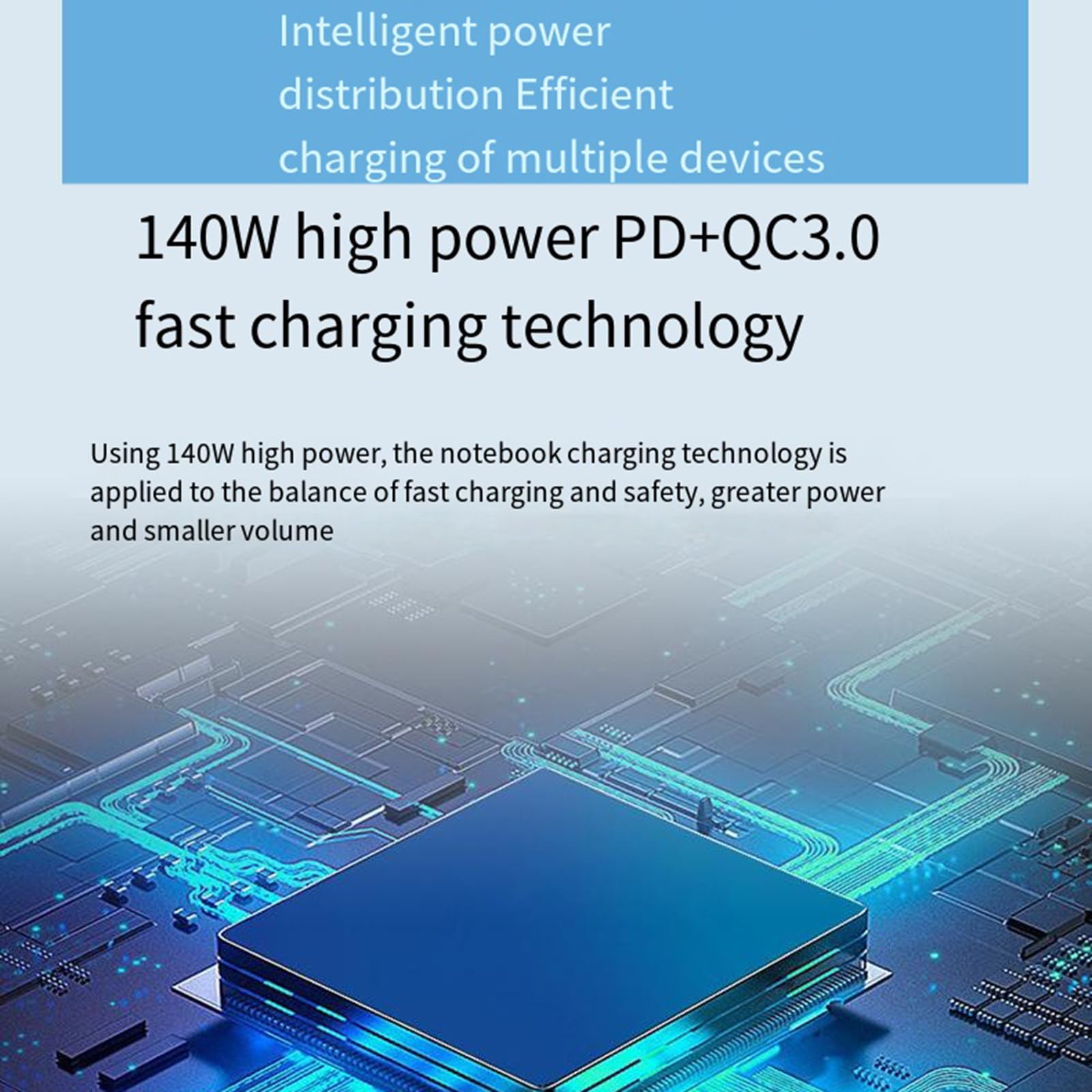 Ładowarka biurkowa 140 W Inteligentny wyświetlacz cyfrowy PD100W Szybkie ładowanie Nadaje się do telefonów komórkowych Notebook Ssanie magnetyczne Bezprzewodowe
