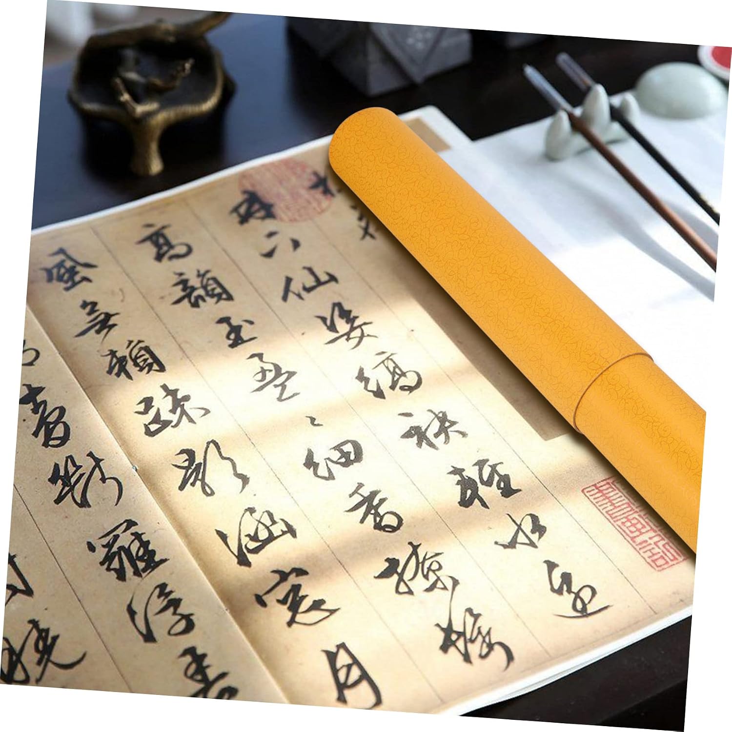 NUOBESTY Extendable Telescopic Art Storage Tube Mailing for Posters Blueprints and Artwork Inner for Storage