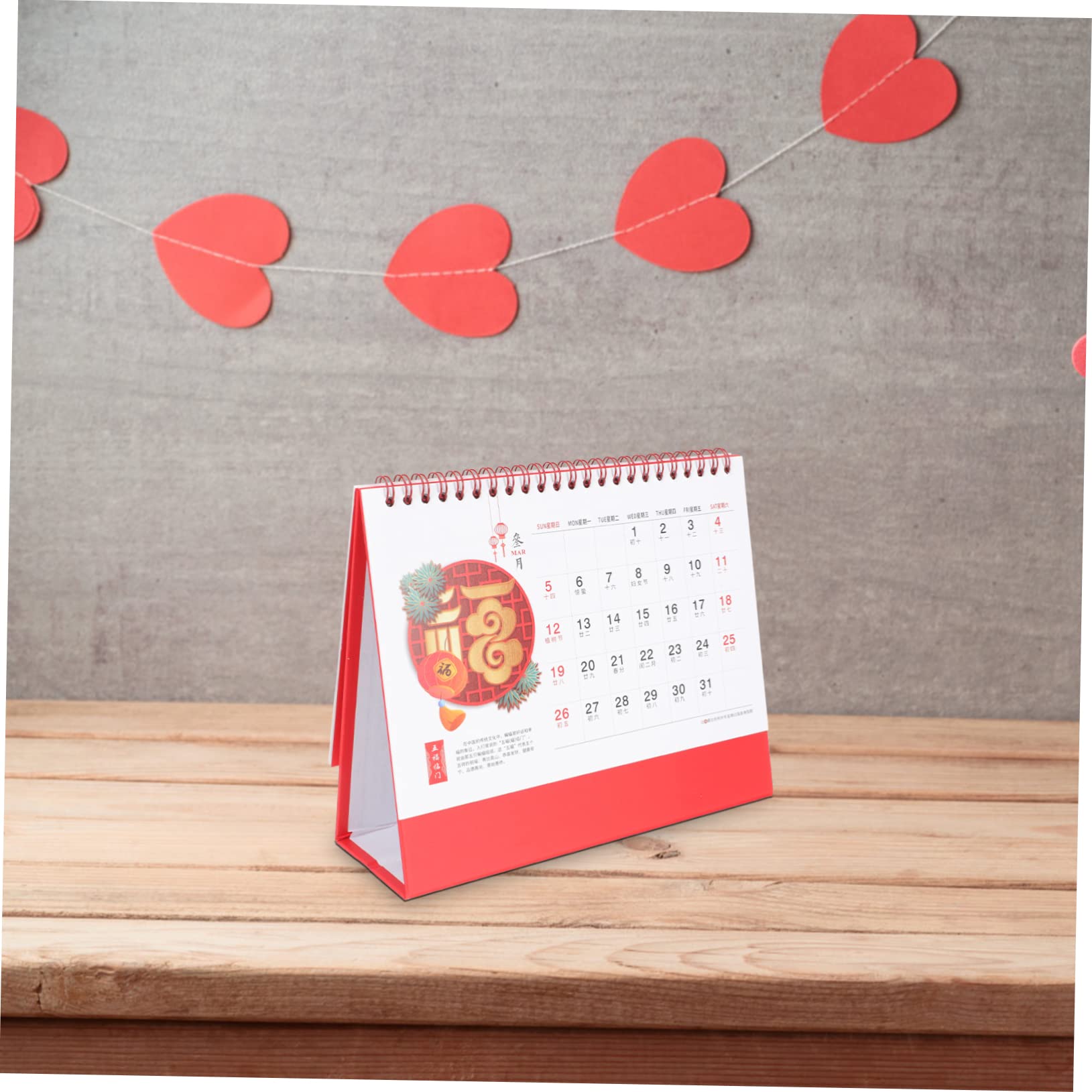 Tofficu 4stücke Tischkalender Im Minimalistischen Design Für Büro Schule Und Zuhause Praktischer Stehkalender Für Persönliche Planung Und Organisation