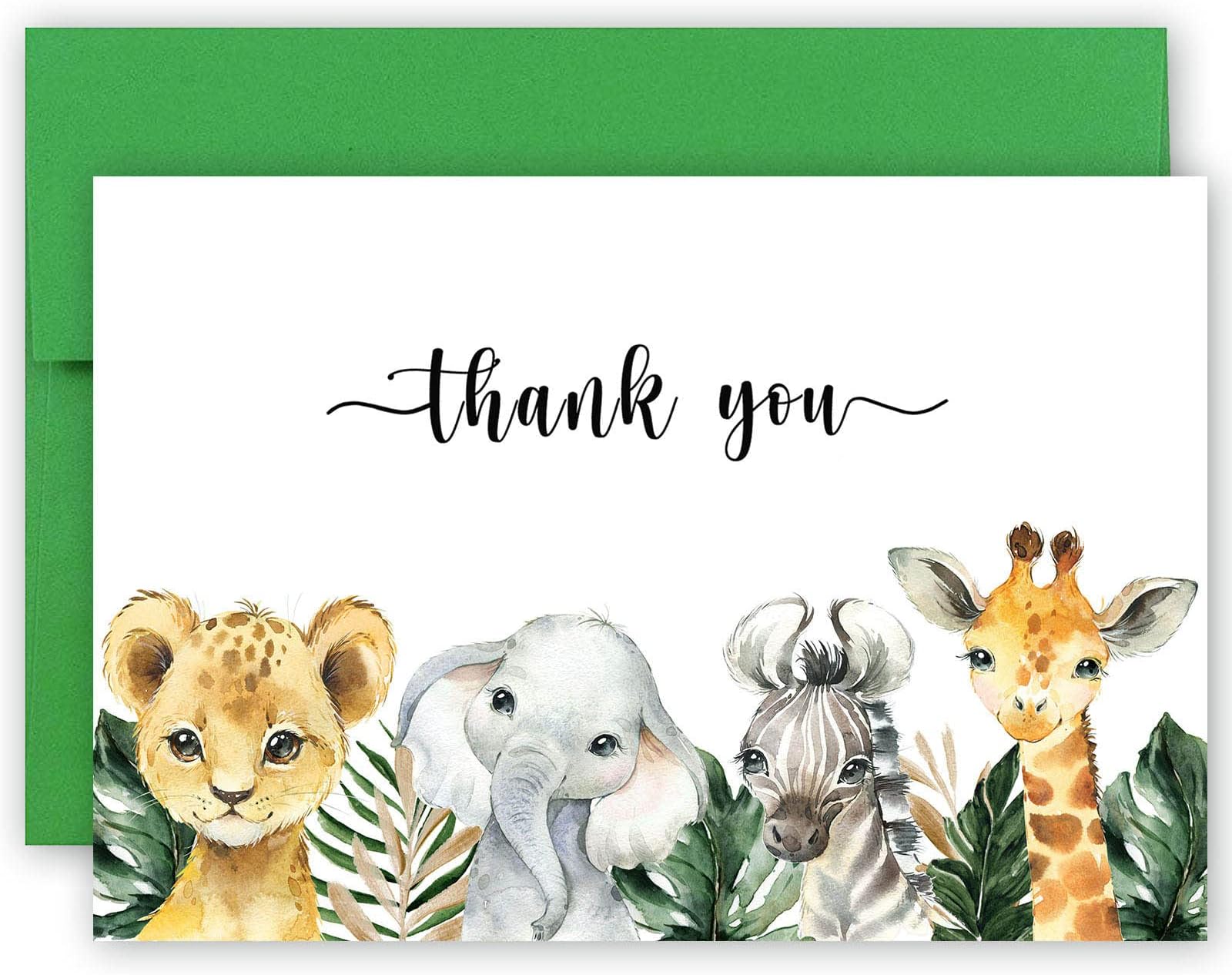 Gorgeous Animal Thank You Cards Scene Collection Gorgeous Animal Thank You Cards Scene Collection