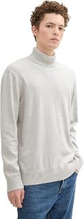 Tom Tailor Denim Herren 1043020 Basic Rollkragenpullover aus Baumwolle