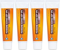 Vista 1 de Globe (4 Pack) Povidone Iodine 10% First Aid Ointment 1 Oz, for Cuts Scrapes Burns (Compare to Betadine)