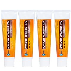 Globe 4 Pack Povidone Iodine 10 First Aid Ointment 1 Oz for Cuts Scrapes Burns Compare to Betadine