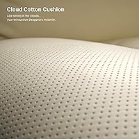 Vista 7 de EUREKA ERGONOMIC Silla de oficina de cuero de microfibra, silla de escritorio ergonómica, silla ejecutiva para juegos de oficina, cómoda silla