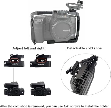 Camera Cage Kit Compatible with BMPCC 6K Pro & 6K G2 for Blackmagic Pocket Cinema Camera 6K Pro & 6K G2