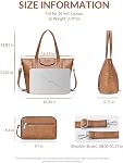 SYTRAH Sac pour ordinateur portable pour femmes Designer cuir sac à dos pour ordinateur portatif, 16 inch Sacs de poche avec Satchel Purse