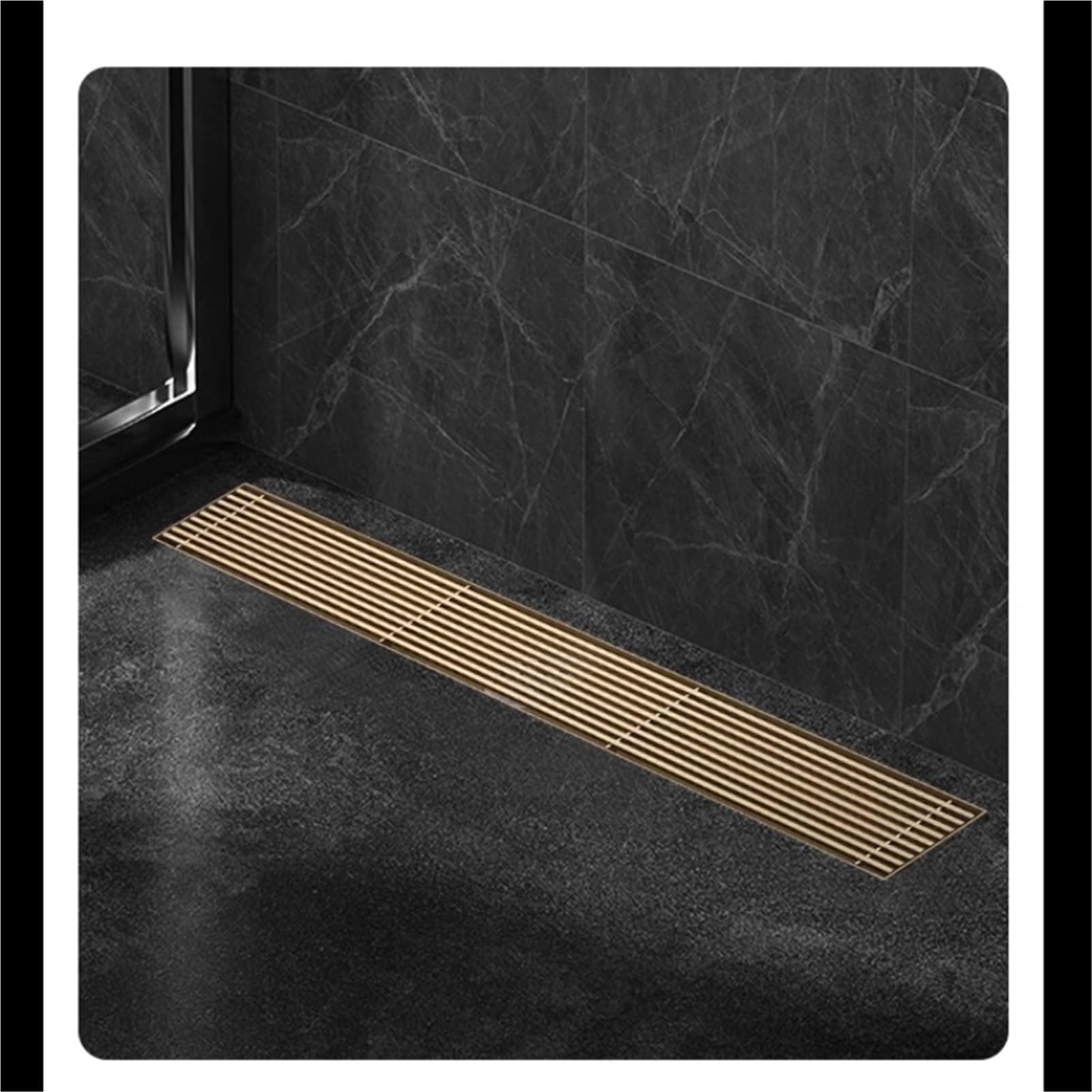 Desague Ducha Lineal Desagüe del Piso De La Ducha Baño Fila 20-60 Cm