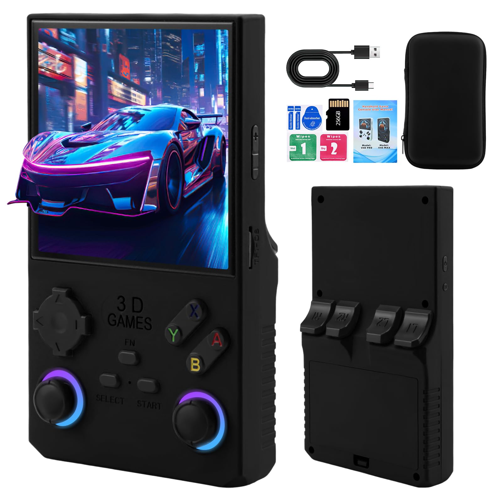 Amazon.com: 2026Newly Upgraded V40 MAX Retro Handheld Game Console