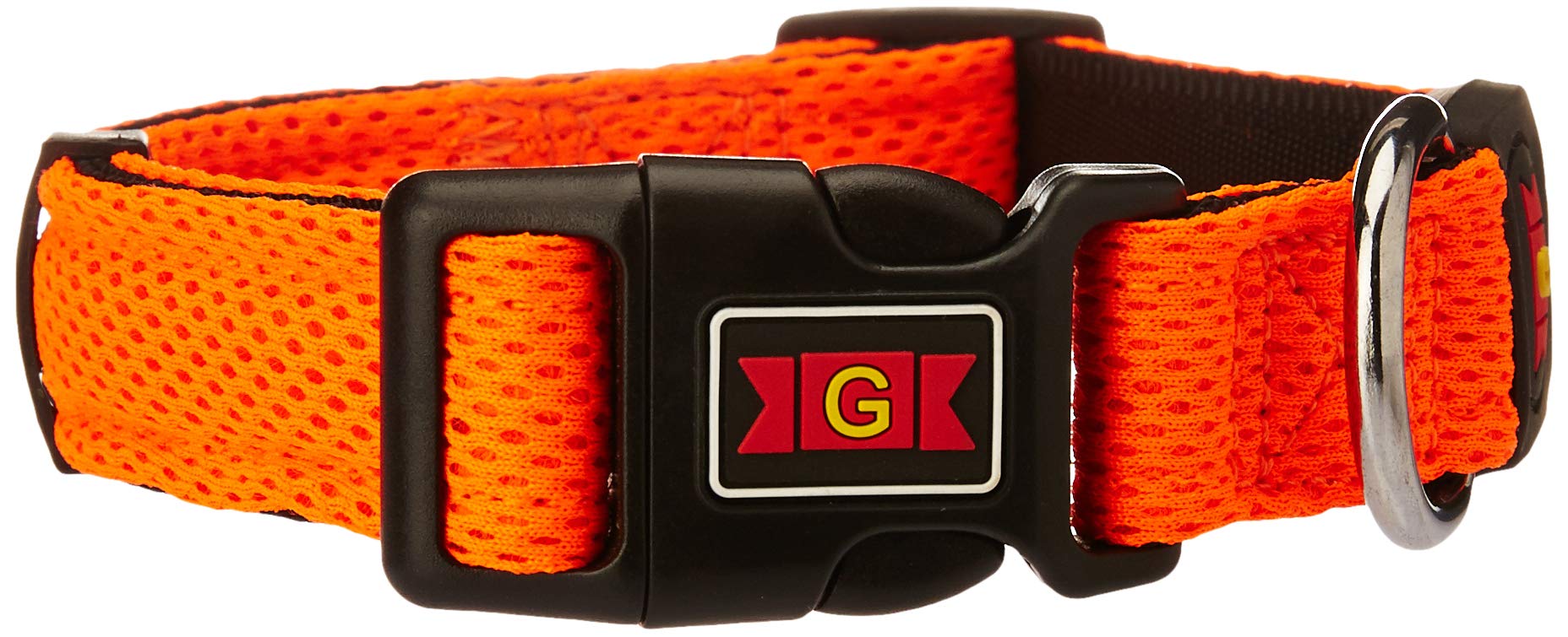 G Glenand Mesh Collar DCA102 Made with Soft Nylon Cloth It Gives Soft Feeling for Your Pets, Orange, Medium, 100 g (B07YSNC4V9) Amazon Price History, Amazon Price Tracker