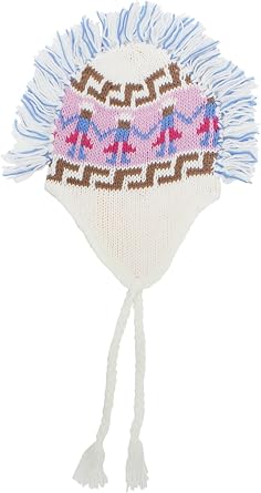 BSB LL Kids Mohawk Hat Knit Fun Winter Beanie Skull Lined Fringe Warm Boys Girls