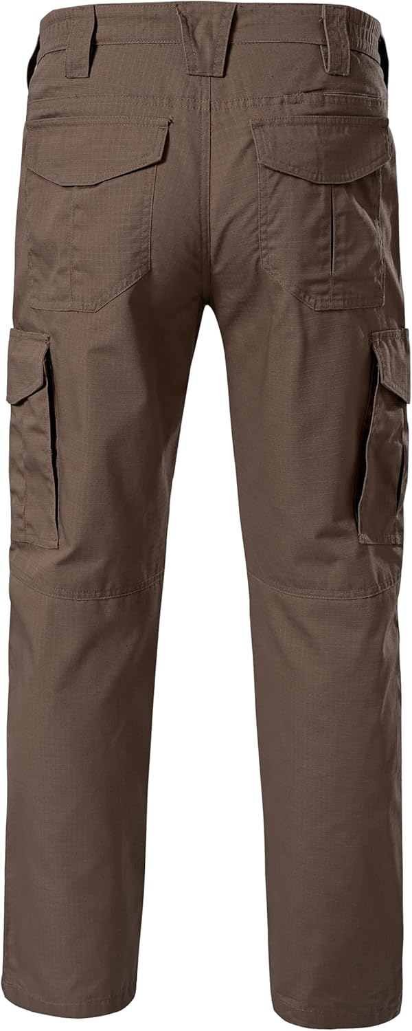 Mens Work Pants Cargo Tactical Construction for Men Ripstop Waterproof Lightweight Outdoor Hiking with Pockets - Image 6