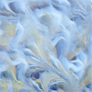 Lámina acrílica de color azul, 3 mm de grosor (250 x 150 mm)