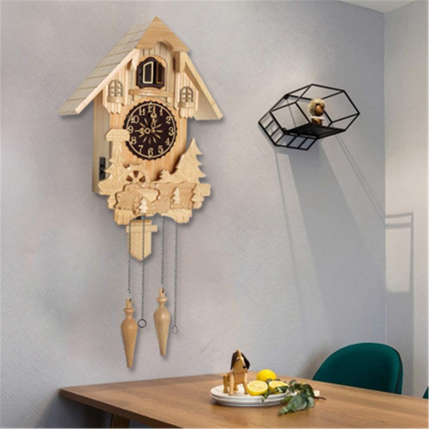 Cuckoo Clock Cuckoo Clock Home Roman Numeral Wall for Artistic Living Room for Home Decor