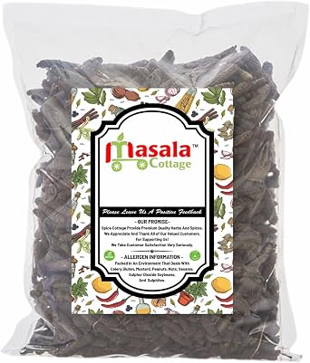 Long Pepper, Dried Whole Lindi Pepper Premium Quality by Masala Cottage  25g-1900g 25, Grams