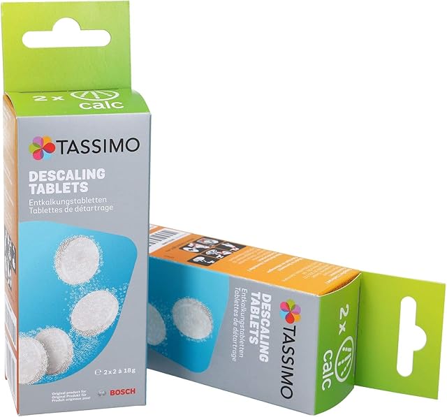 2 X Tassimo Bosch Coffee Machine/Espresso Maker Descaling/Decalcifying Tablets