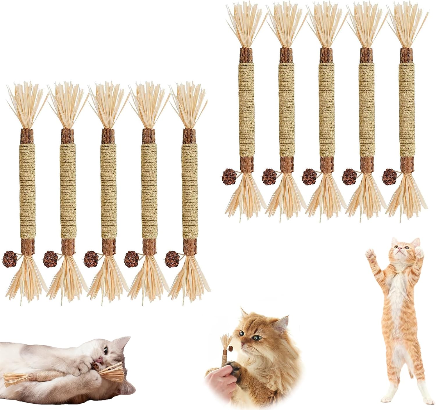 Genérico Puriq Natural Silvervine Dental Sticks, Natural Cat