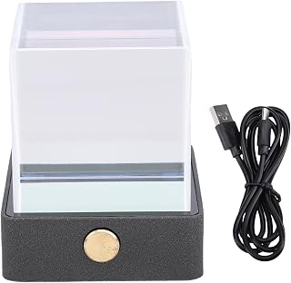 Eujgoov Écran LCD 4,3 Pouces, Affichage du Cours du Bitcoin, Horloge Numérique, Météo en Temps Réel et Prix des Cryptomonnaies pour Bureau à Domicile ou Bureau. (Black)