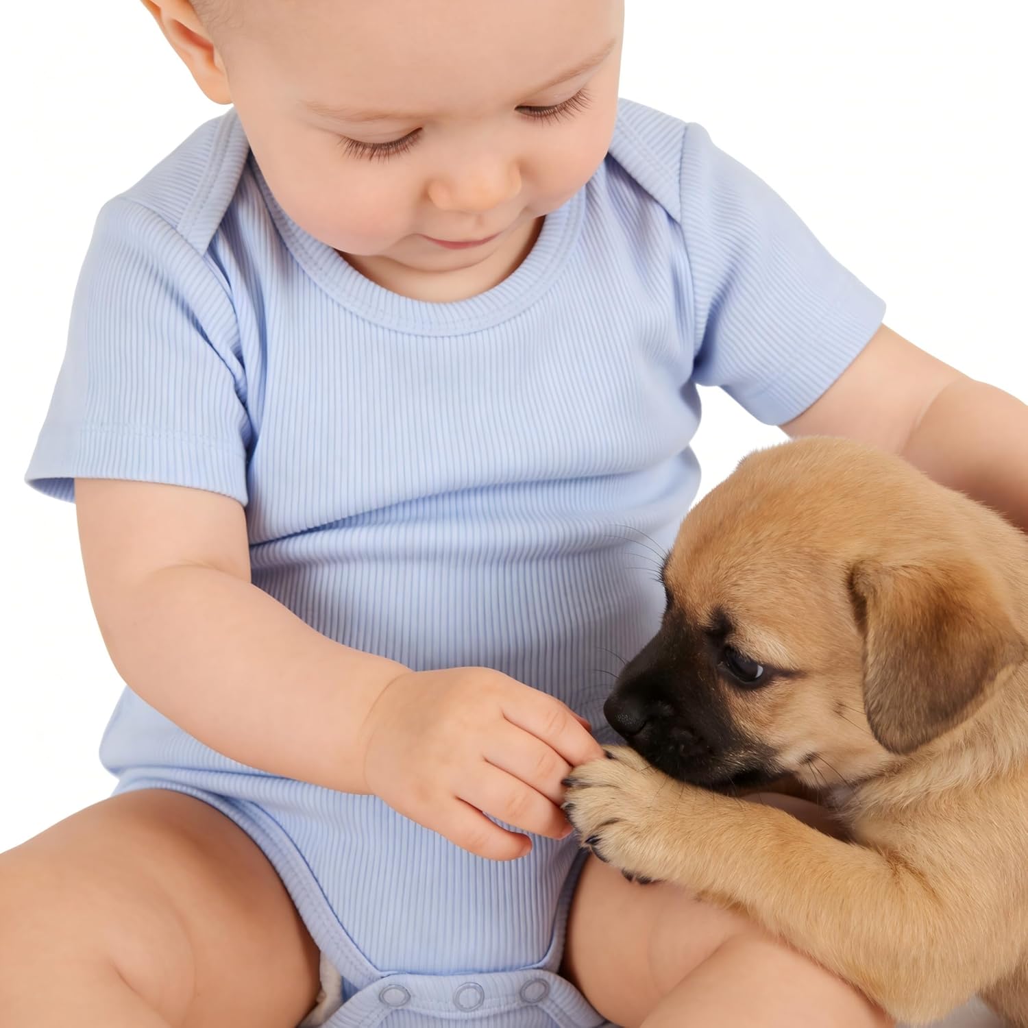 NMK 5-Pack Baby Rayon From Bamboo Bodysuit Boy Girl Clothes Soft Newborn Infant Outfit Short Sleeve Romper