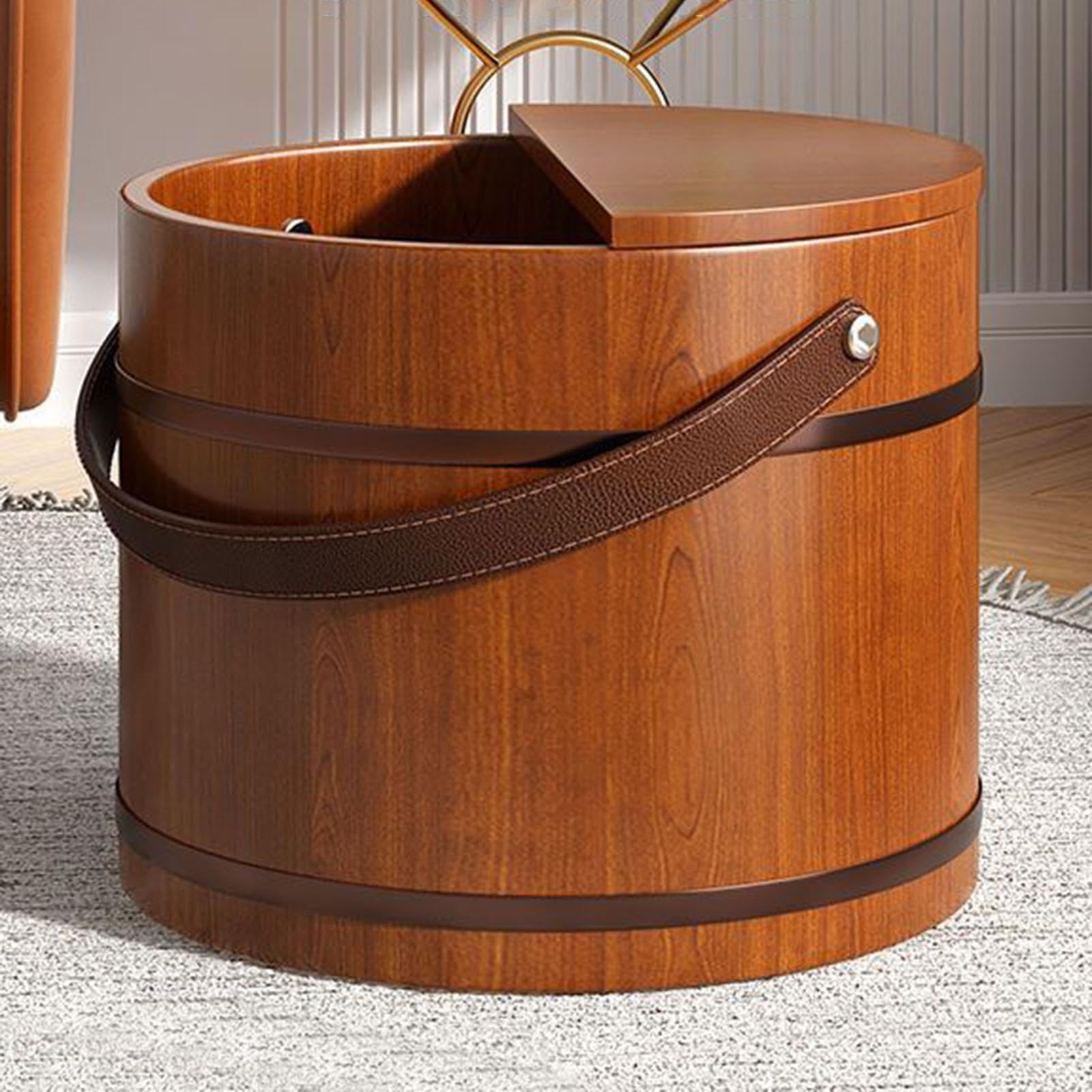 Bañera de Para madera para remojo de pies. Una fantástica opción para relajarse y mimarse en familia. Baño de Para madera para pedicura y remojo