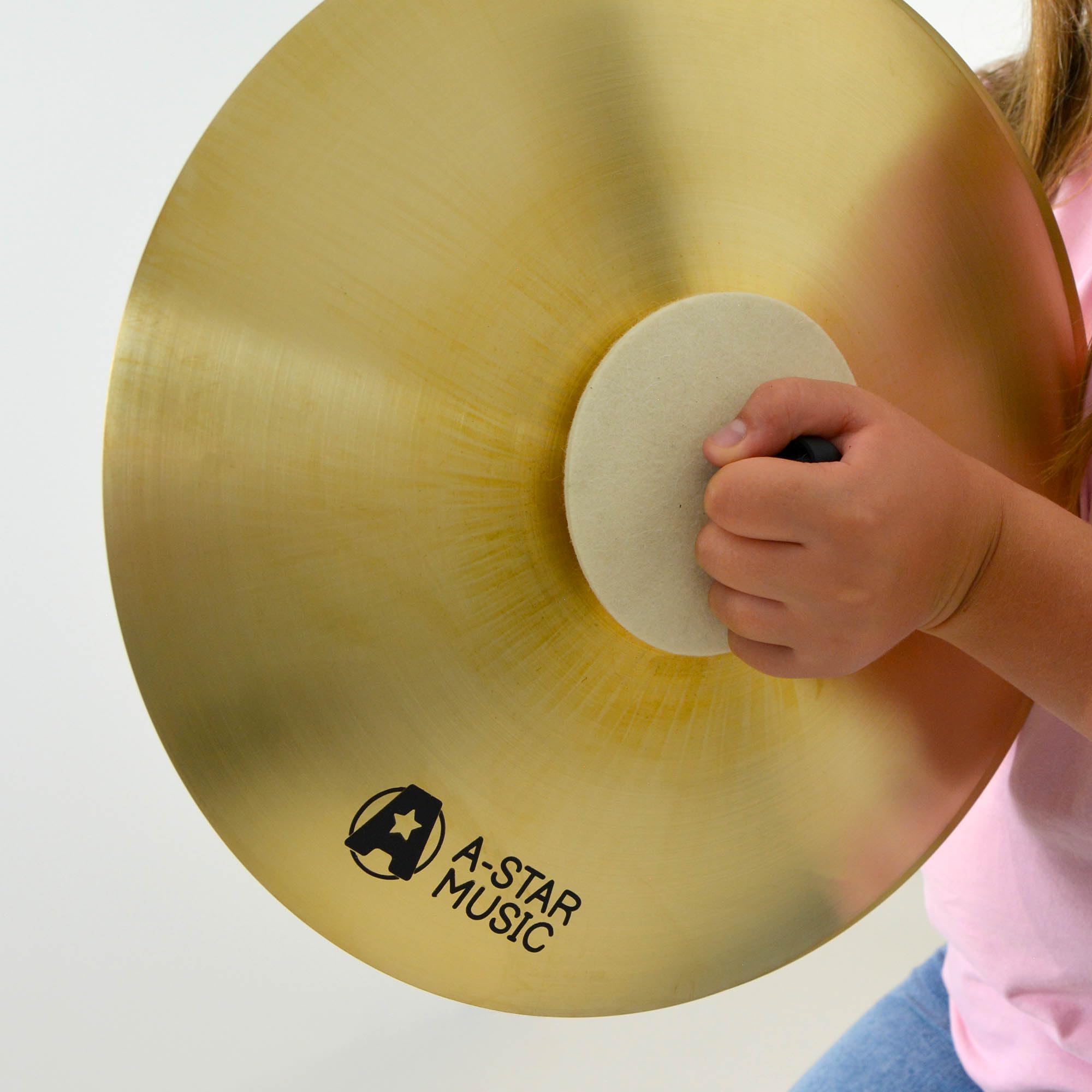 A-Star 14-Zoll-Marschbecken Aus Messing Mit Riemen Für Anfänger, Schulen, Bands