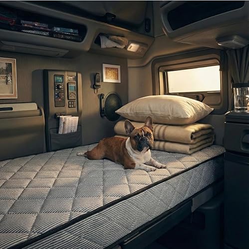 7 Inch Semi Truck Mattress - 28x79, Memory Foam Mattress, Slim Bunk Size, Medium Firm Feel, DOT Compliant Non Woven, Certified Only Safe Foams, Easy Bed in a Box Mattress Made in USA