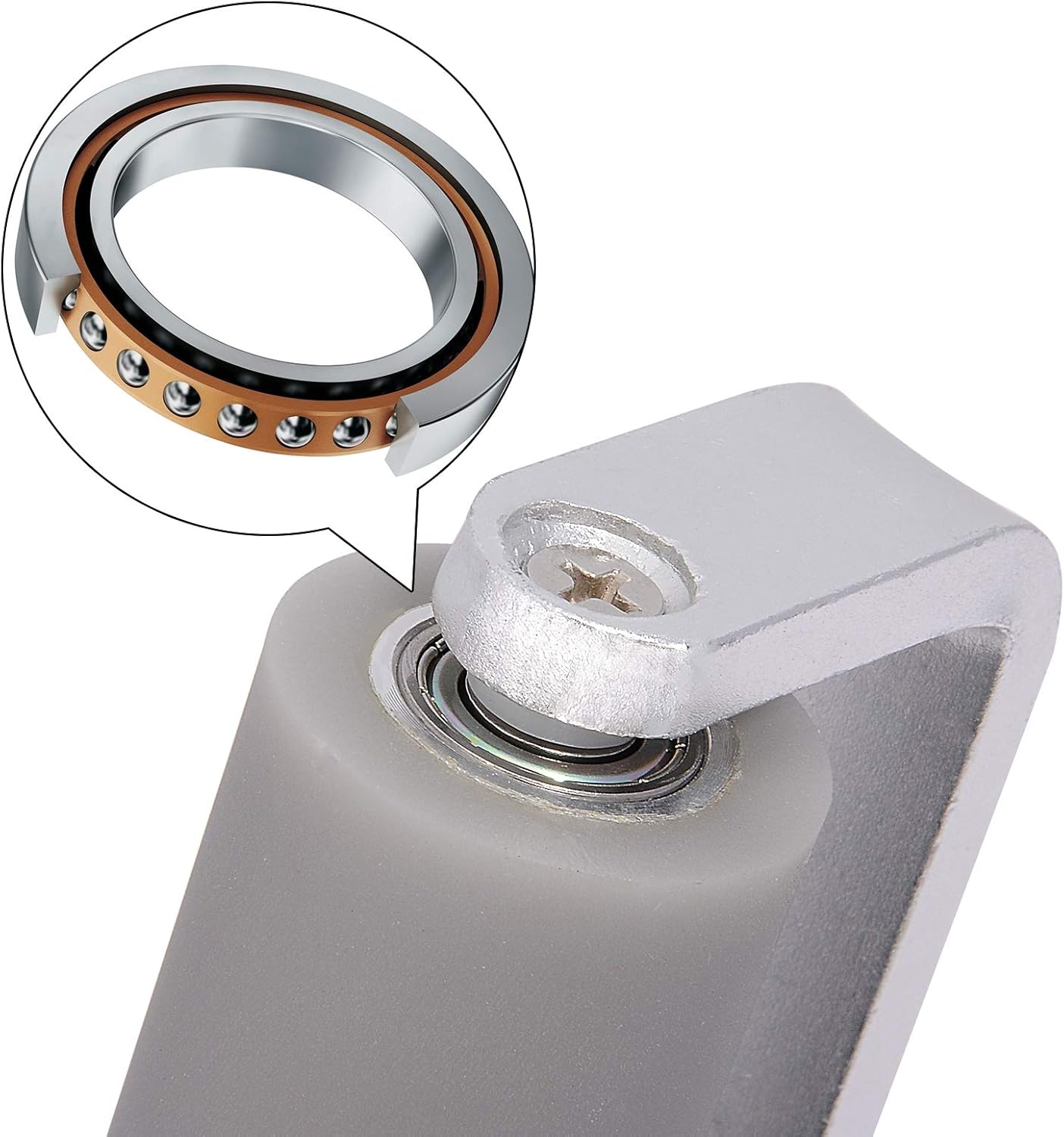 Gomake 12 Inch Rubber Pasting Roller Squeegee Rolling Wheel Power Cleaner Rubber Rollers for Crafting, Glue Roller Paint Brush for Printmaking Stamping Gluing, Anti Skid Tape Construction