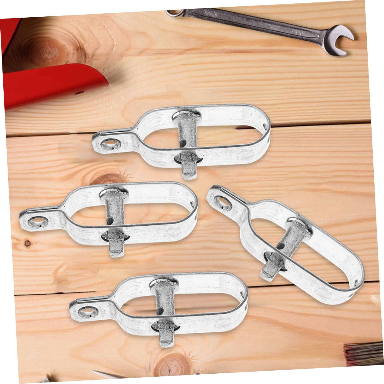 Ciieeo 4 Set Tenditore Filo Regolabili E Resistenti Per Recinzioni Tensionatori Professionali Per Filo E Stabilità Eccellenti 2 Pezzi * 4