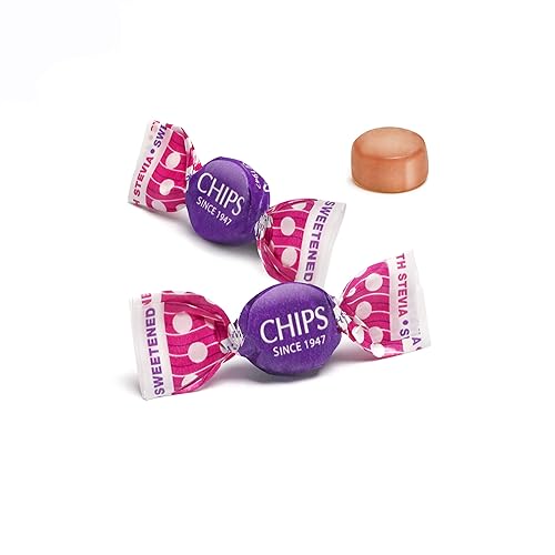 Miniatura 2 de Chips BLACK CURRANT con STEVIA, 10 oz. Paquete "Compartir" - Pastillas italianas clásicas