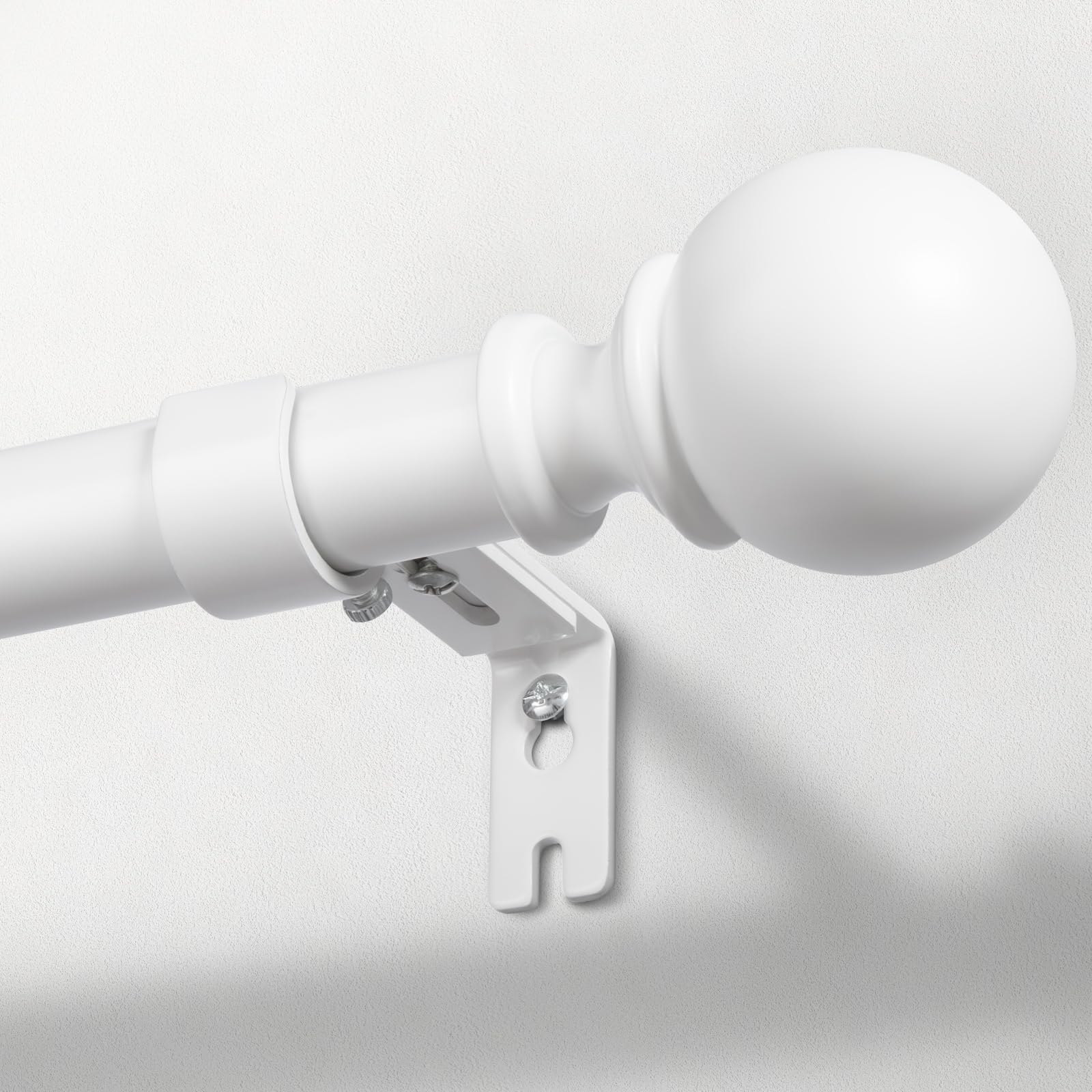 Photo 1 of ***MISSING PARTS***
Zeerobee Curtain Rods for Windows 32 to 72, 1 Inch Adjustable Heavy Duty White Curtain Rod, Outdoor Indoor Room Divider Modern Drapery Pole, 32-72"