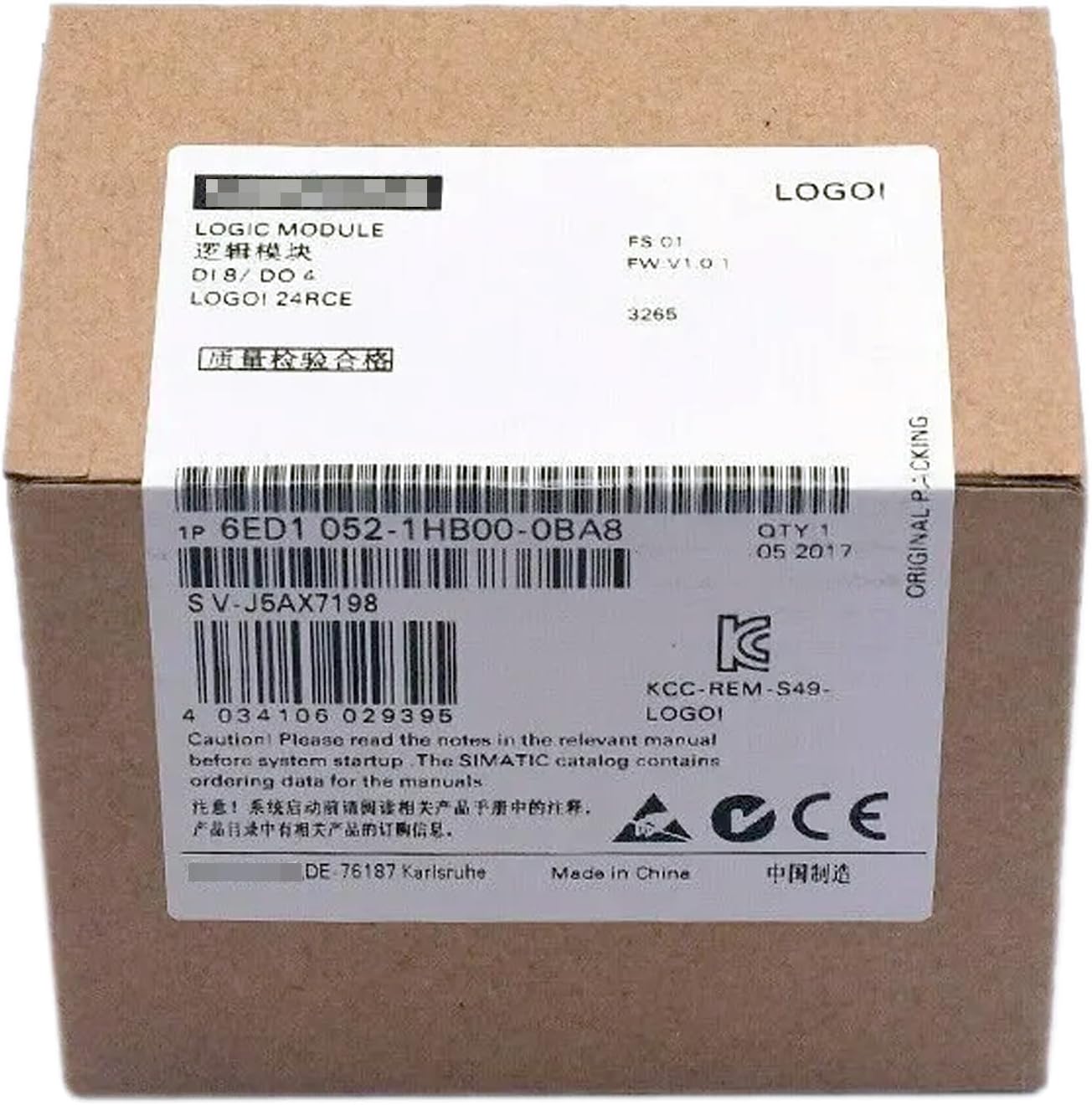 6ED1052-1HB00-0BA8 Logic Module 6ED10521HB000BA8 Sealed in Box with Warranty