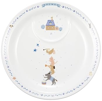 新品　ナルミ　NARUMI 食器　幼児　ブレーメン　お食い初め　セット Amazon｜NARUMI(ナルミ) 子供用 食器セット ブレーメン ブルー 4