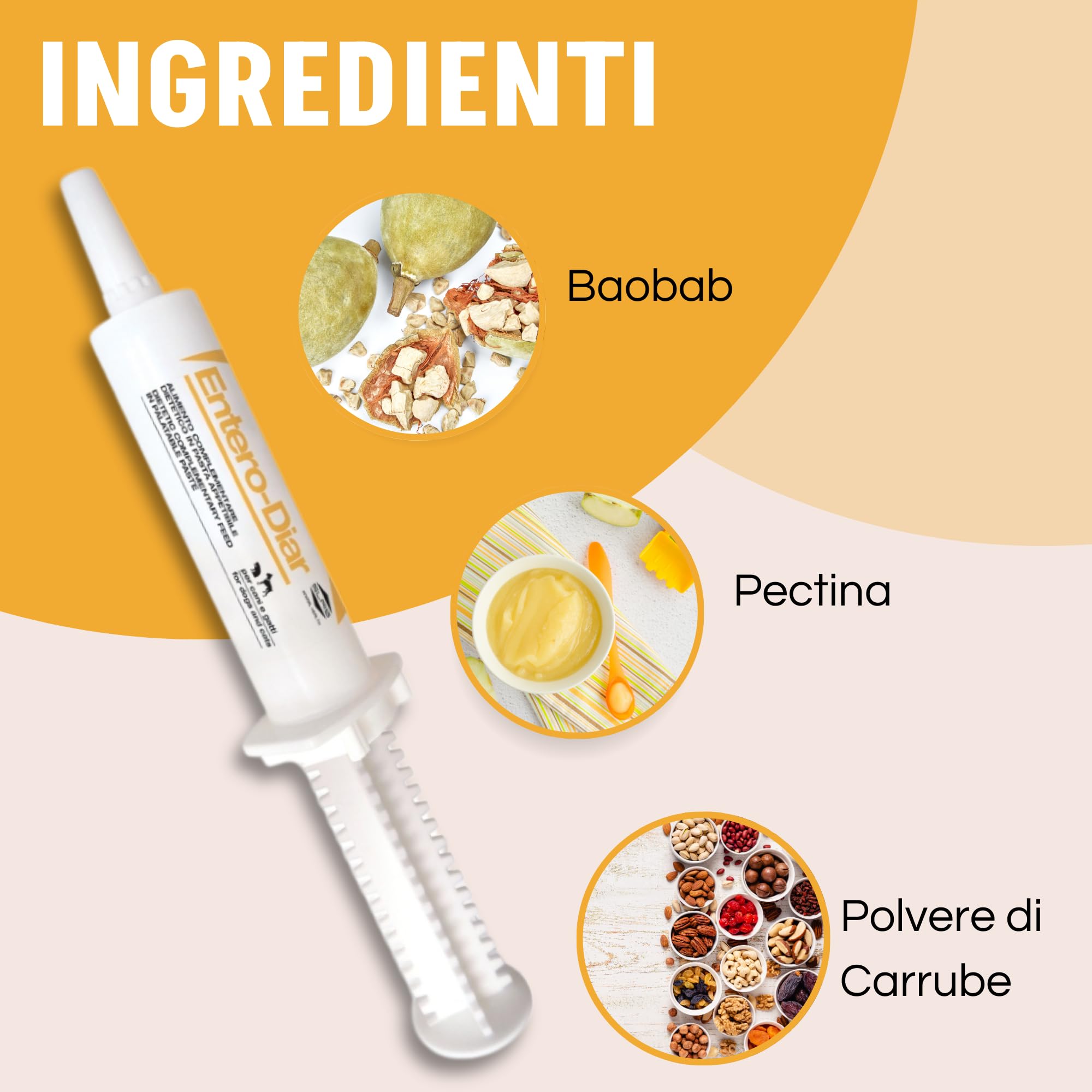 Entero Diar - Alimento Complementare a particolare fine nutrizionale per Cani e Gatti - Supporto Intestinale - Pasta Appetibile - Ideale per Recupero e Convalescenza