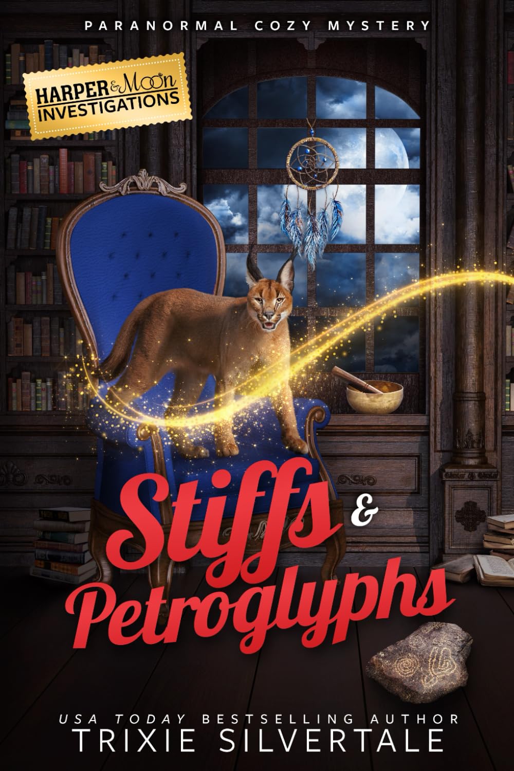 Stiffs and Petroglyphs: Paranormal Cozy Mystery: 3 (Harper and Moon Investigations)