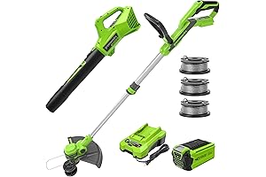Greenworks 40V 13-Inch Cordless Blower and Trimmer Combo Kit