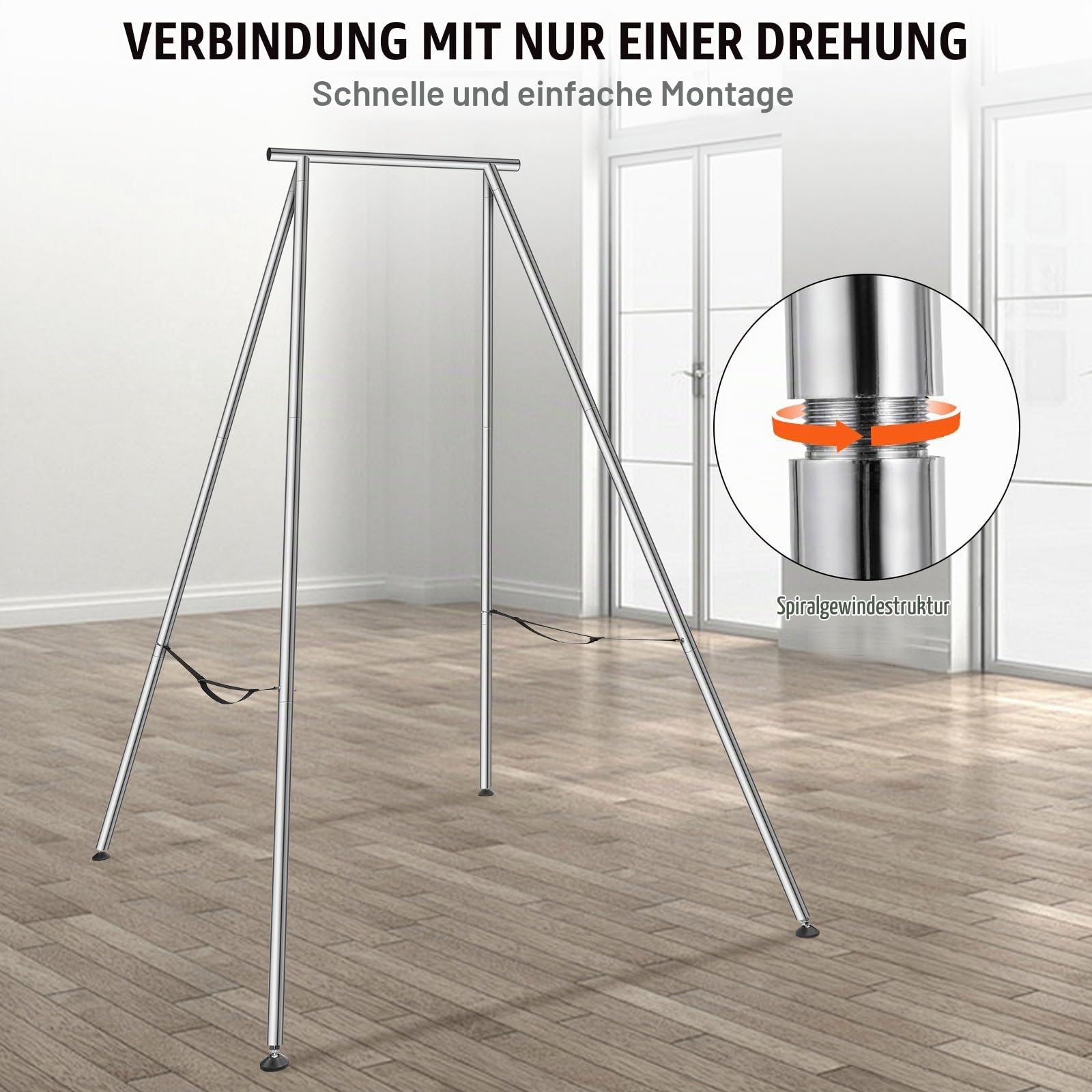 VEVOR Yoga-Ständerrahmen Schaukelständer mit max. 200 kg Tragkraft