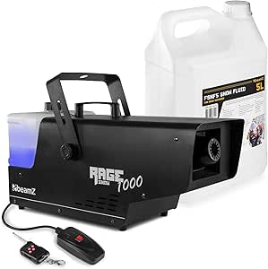 BeamZ RAGE1000SNOW Schneemaschine mit 5 Liter Flüssigkeit, Sehr Kräftig