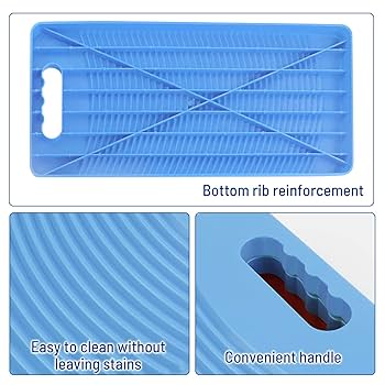 ウォッシュボード Amazon.com - MZD Plastic Rectangle Washboard Washing Clothes