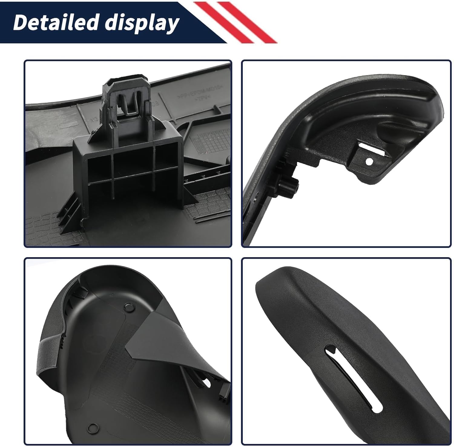 1088964-00-G,Driver Seat Trim Cover Outer Trim Panel Compatible with Tesla Model 3/Y 2017 2018 2019 2020 2021 2022 2023.7 Replace 1098349-00-G Front Outer Trim Cover Shield Panel