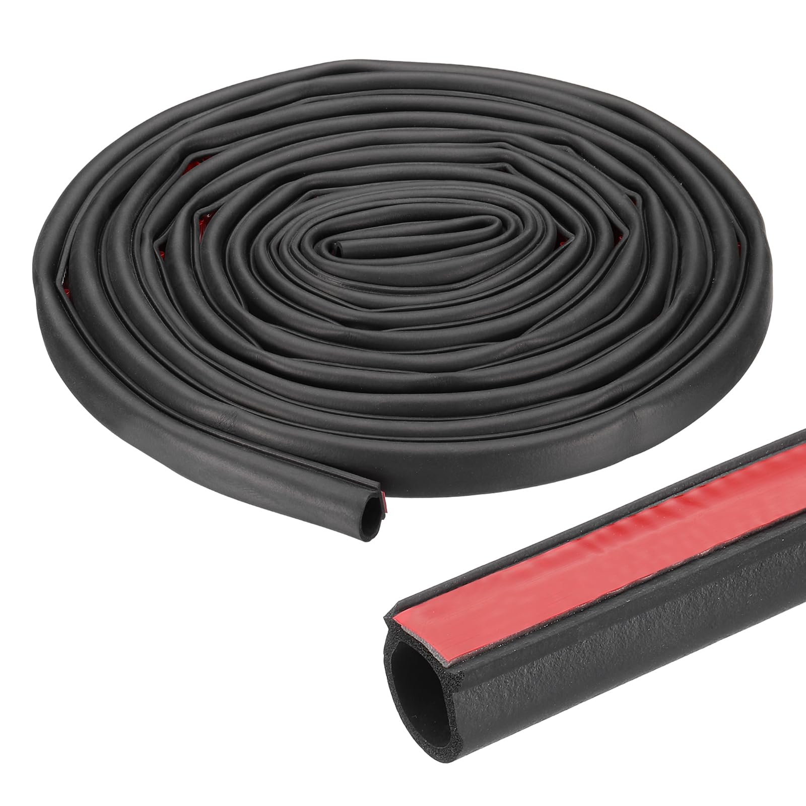 Joint D-shape en caoutchouc EPDM de 18 Ft pour l'étanchéité de porte de garage et bateau