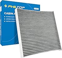 Vista 21 de PHILTOP Filtro de aire de cabina, reemplazo para (ACF025) CF10775, Cruze, Malibu, Trax, Sonic, Spark, Volt, Encore, LaCrosse, Orlando, Verano