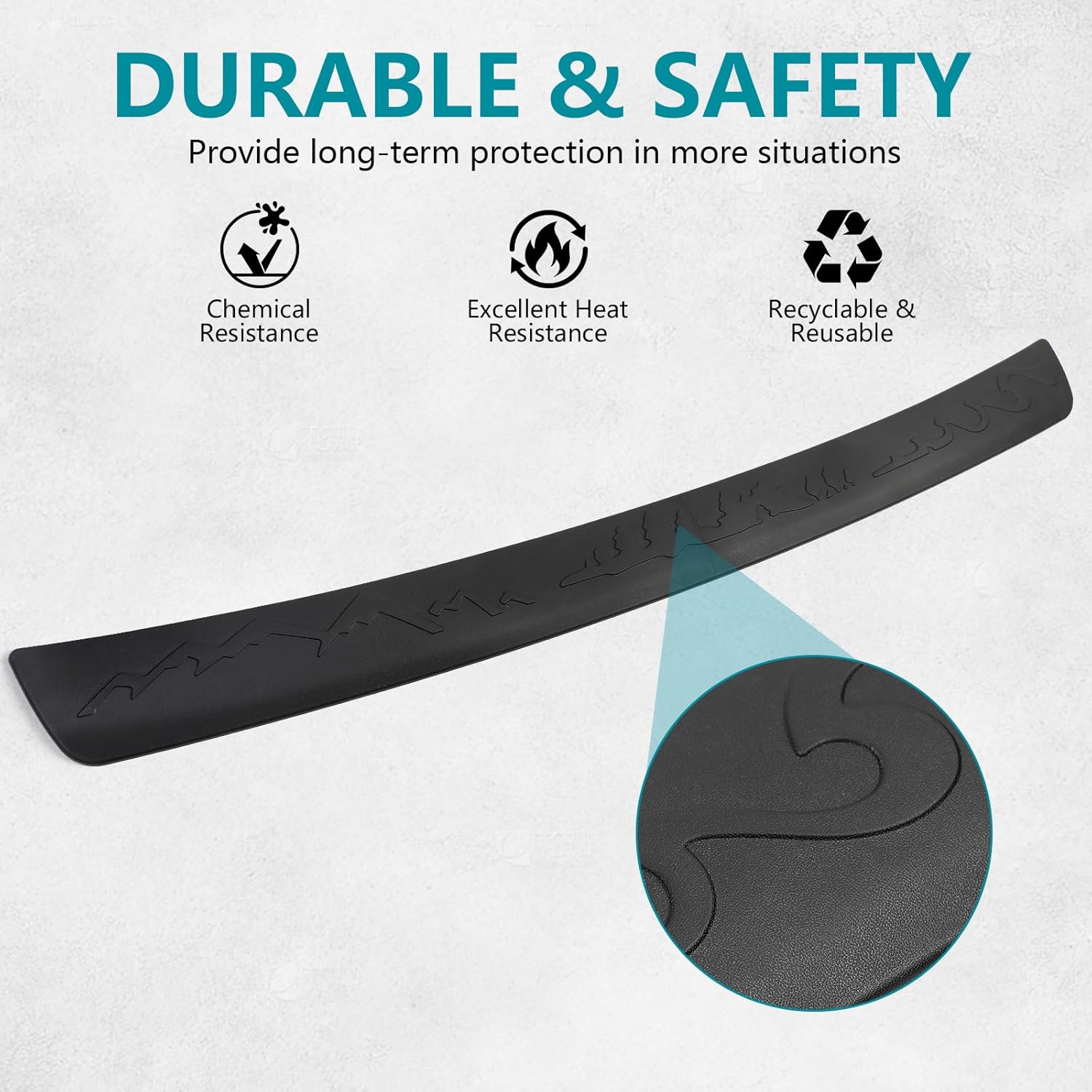 Rear Bumper Cover for Subaru Crosstrek 2024 2025 Accessories, Car Trunk Door Protector Molding Trim, DIY Direct Replacement Rear Bumper Guard Anti-Collision Strip E771SFN000