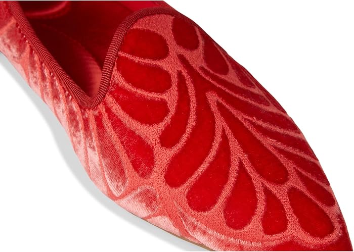 Женская обувь Birdies Starfinch 15 Embroidery Velvet, цвет: Оранжевый — фото 3