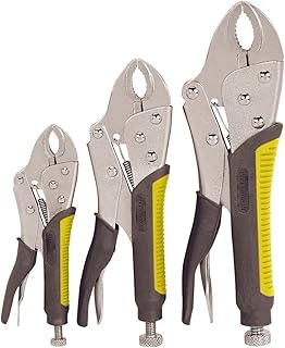3 Pc Curved Jaw Locking Pliers Set -USATM