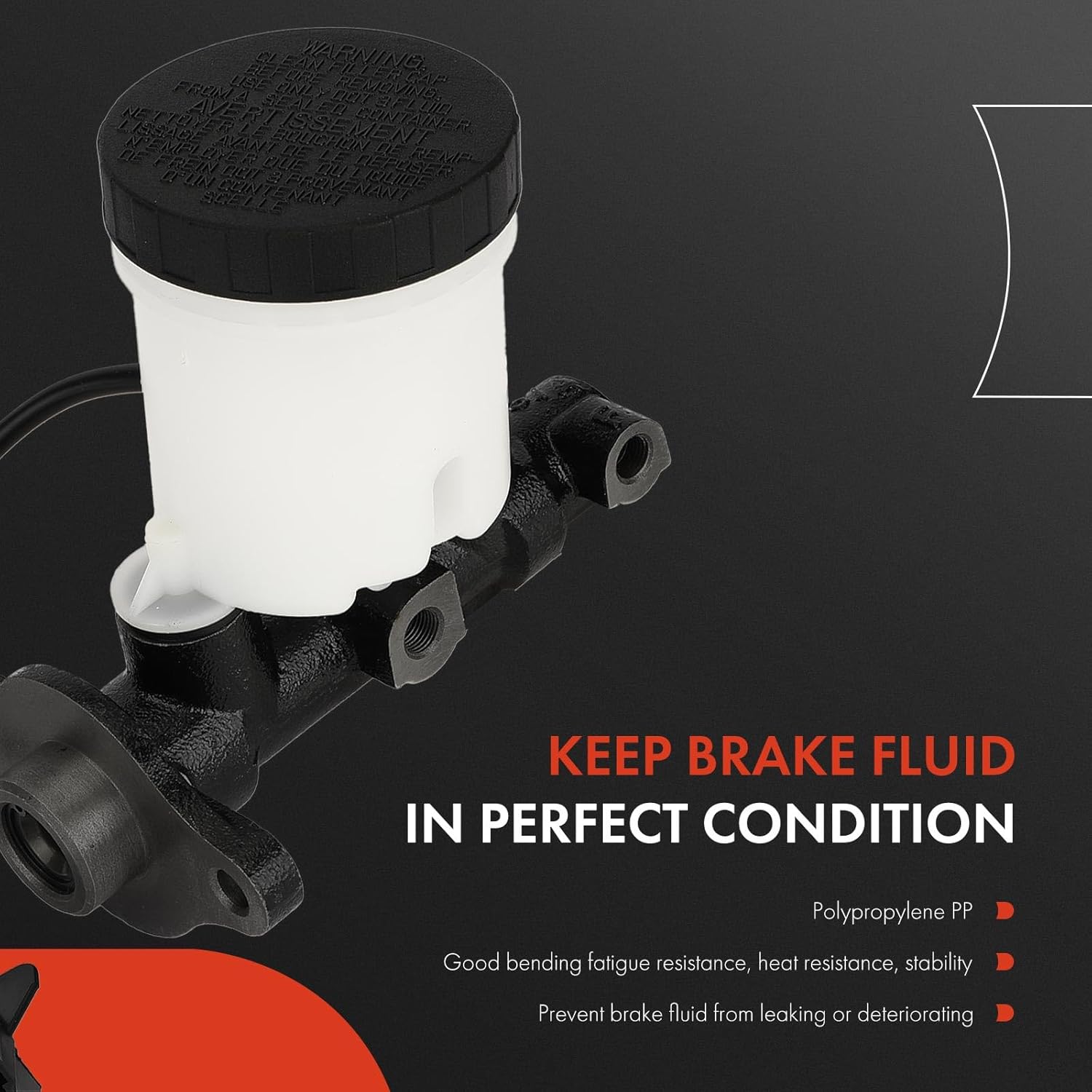 A-Premium Brake Master Cylinder Compatible with Ford Vehicles - Festiva 1988-1993 - Replace# E8BZ2140A