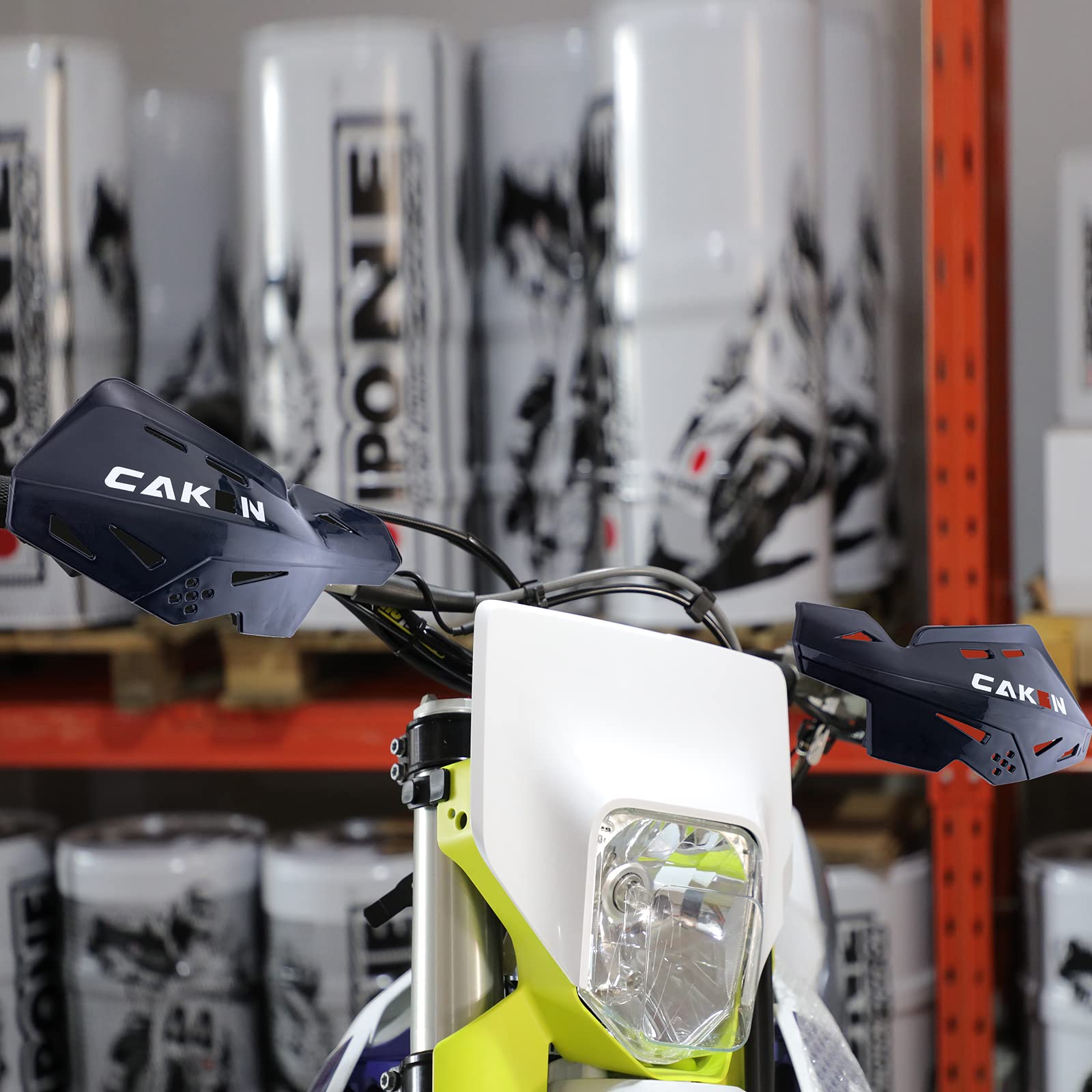 Uniwersalny uchwyt kierownicy osłony dłoni CNC do Dirt Bike Motocross-czarny